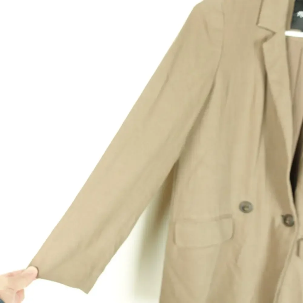 Madewell‎ Blazer Womens SZ S Drapeweave Caldwell Double Breasted Business Casual